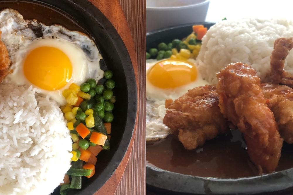 MENGENYANGKAN: Sajian spicy chicken saus Korean yang menggugah selera.