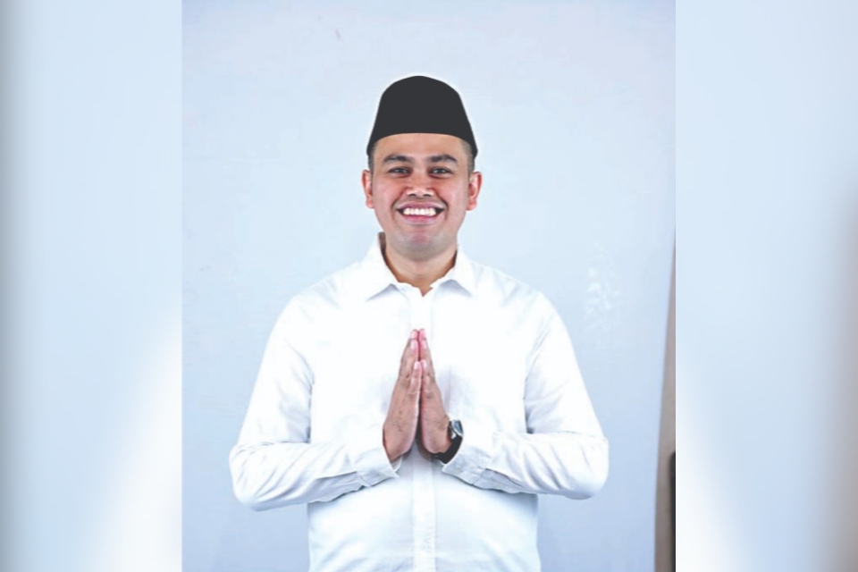 OPTIMISTIS: Wasekjen GP Ansor Syauqul Muhibbin siap terjun Pilkada Blitar.