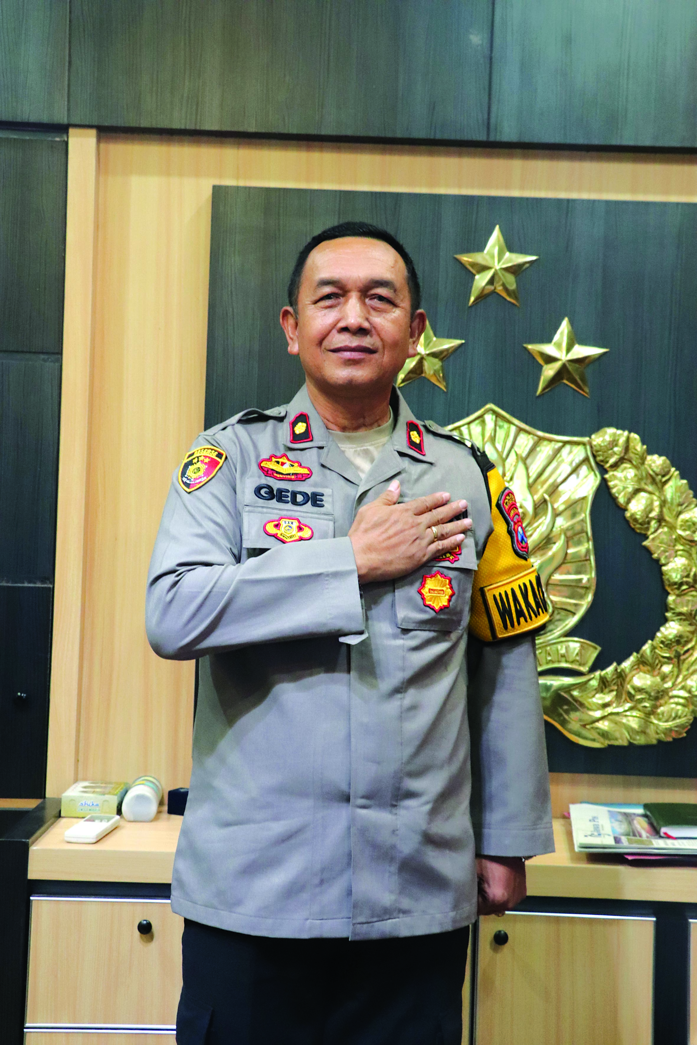 PRESISI: Seorang anggota polisi harus menjunjung tinggi integritas saat bertugas dan selalu mengayomi masyarakat.