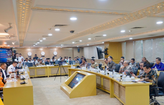 Menteri ATR/BPN, Agus Harimurti Yudhoyono Rapat Kerja bersama Komite I DPD RI di Gedung B DPD RI, Jakarta, Selasa (02/07/2024)