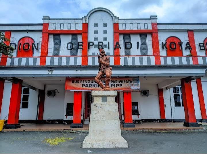 Stadion Soeprijadi Kota Blitar, yang akan digunakan homebase Arema FC