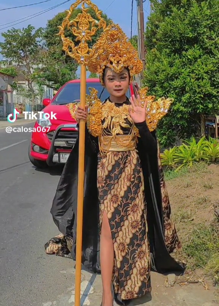 Salah satu kostum karnaval milik Calosa Decoration & Rental Costume