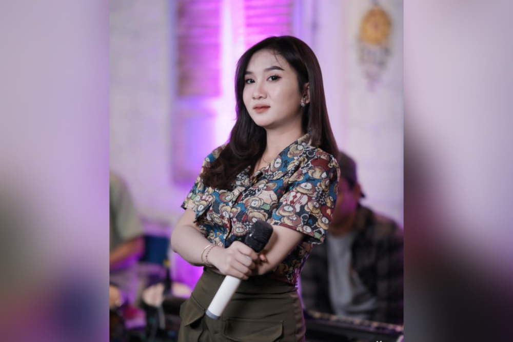 BERPOTENSI: Diva Hani penyanyi dangdut yang lagi naik daun.