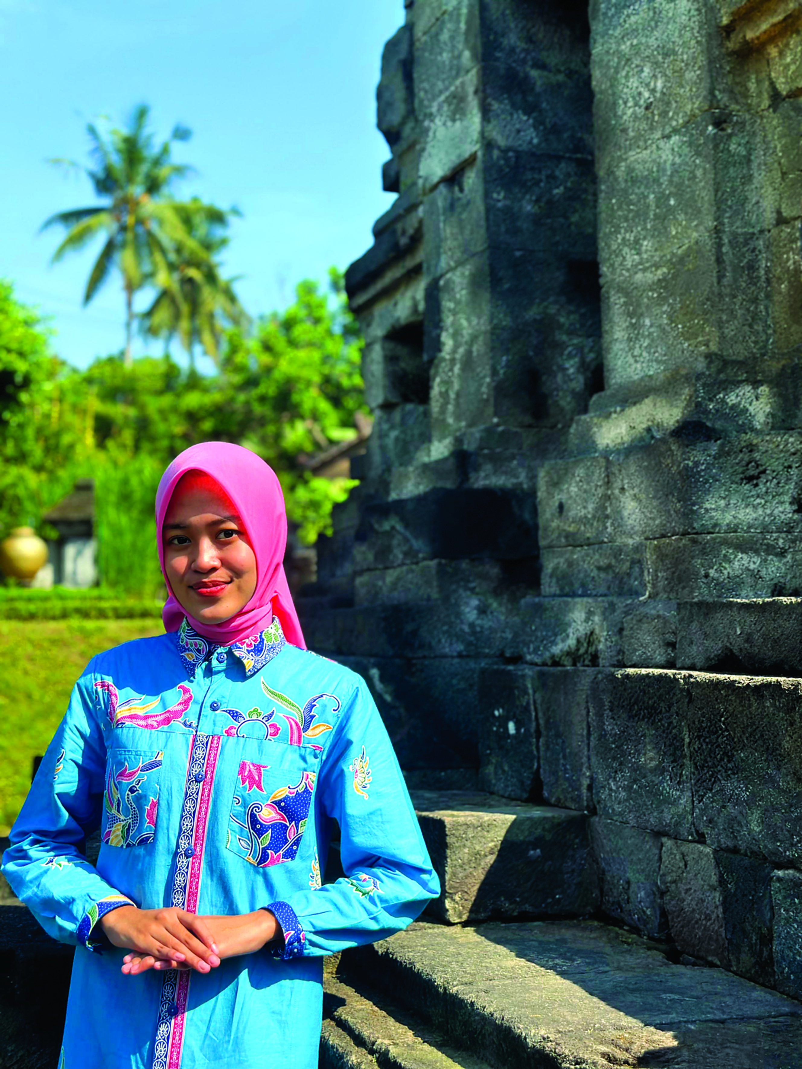 BERPRESTASI: Ishmatu Aulia Rizky Kirana selalu mendapatkan bimbingan orang tua.