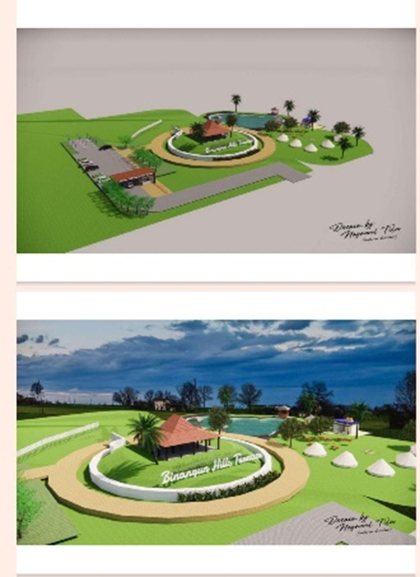 Gambar Desain Desa Wisata yang di buat Mahasiswa PMM UMM Kelompok 02 Gelombang 06