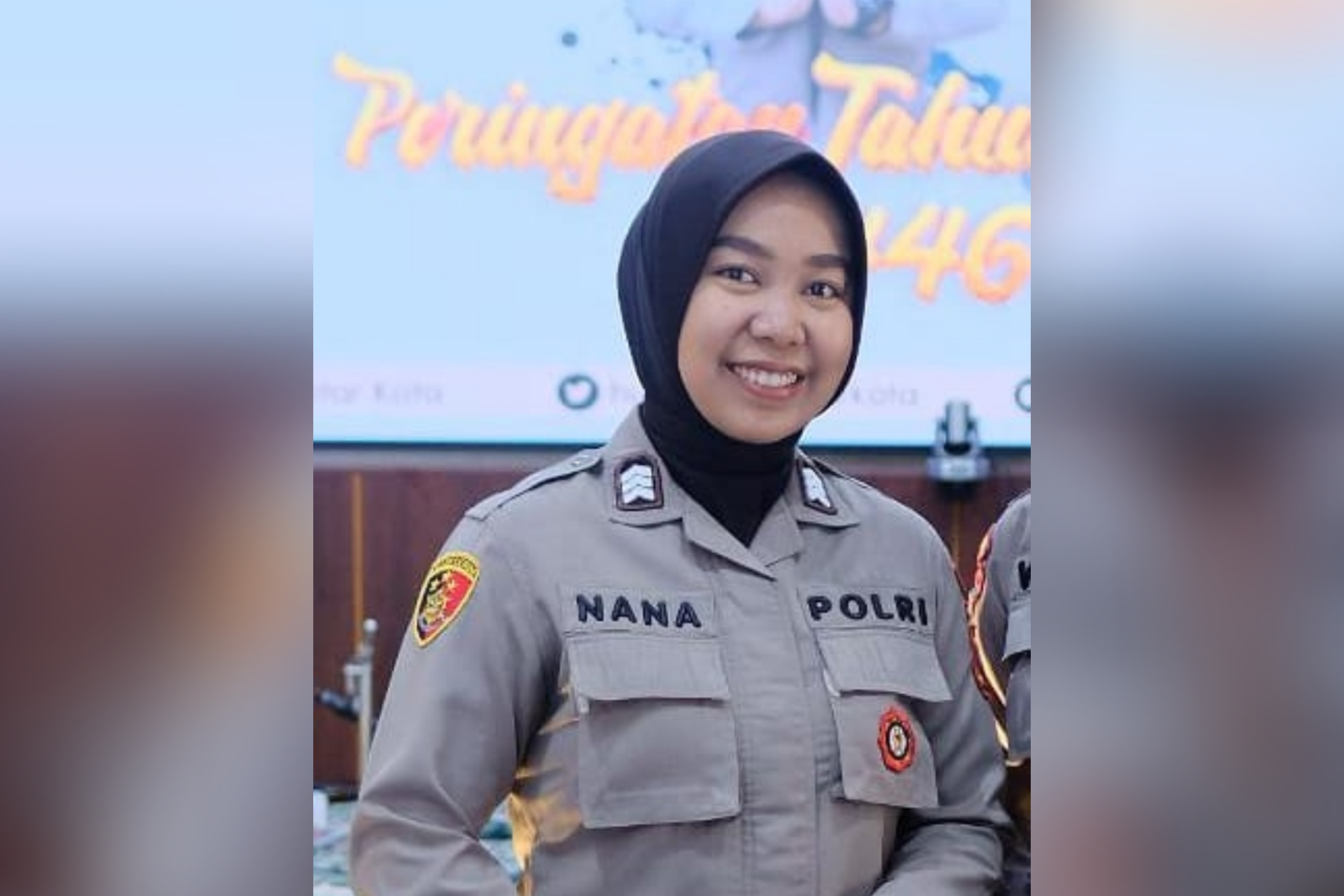 PAKAI HATI: Brigadir Abriana BA Satresnarkoba Polres Kota selalu gunakan pendekatan humanis