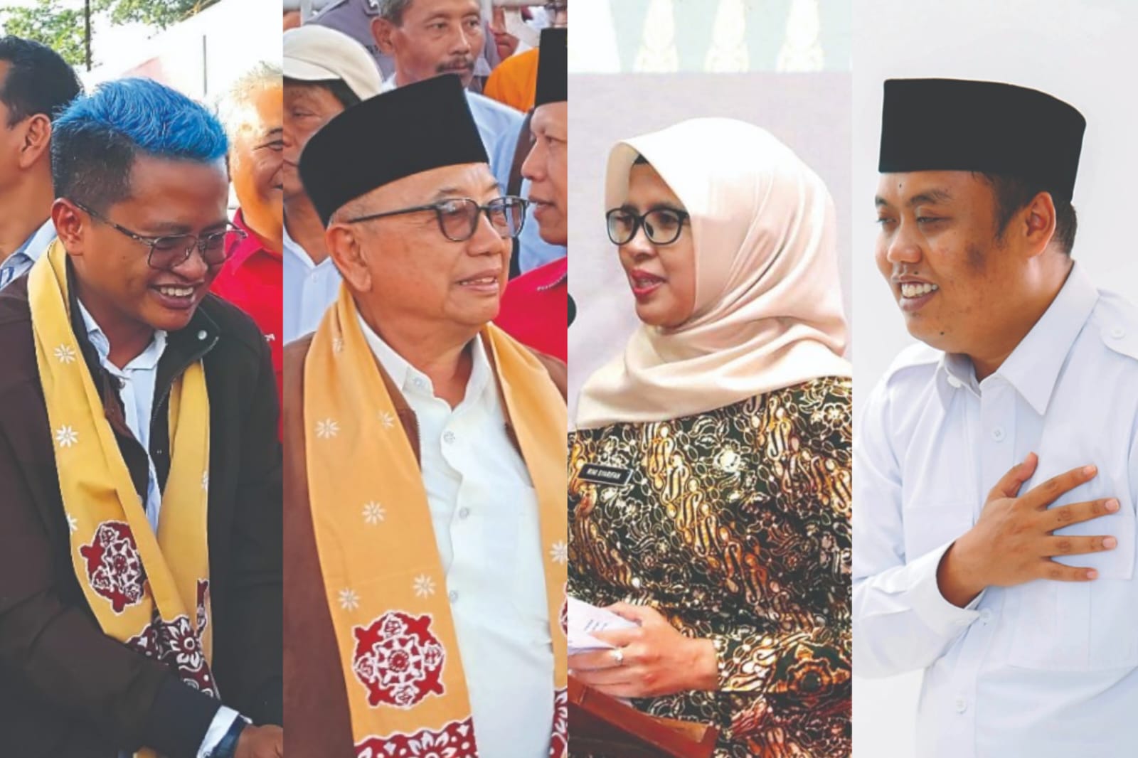 Rijanto-Beky Herdiansah (Rizky) dan Rini Syarifah-Abdul Ghoni (Rindu) bertarung di kontestasi pilkada Kabupaten Blitar