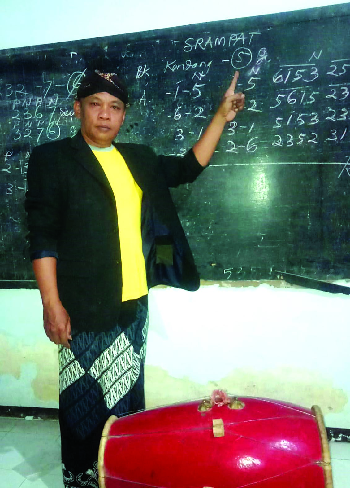 INSPIRATIF: Nur Harianto, pegiat seni dan sejarah yang aktif tanamkan kesenian Jawa serta pendidikan budi pekerti ke siswa