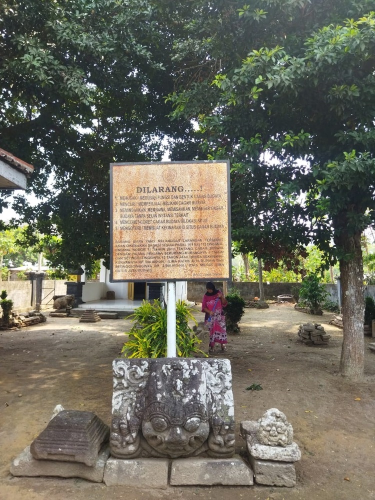 BERSEJARAH: Candi Mleri, di Desa Bagelanan, Kecamatan Srengat, miliki sejarah panjang dan mitos unik.
