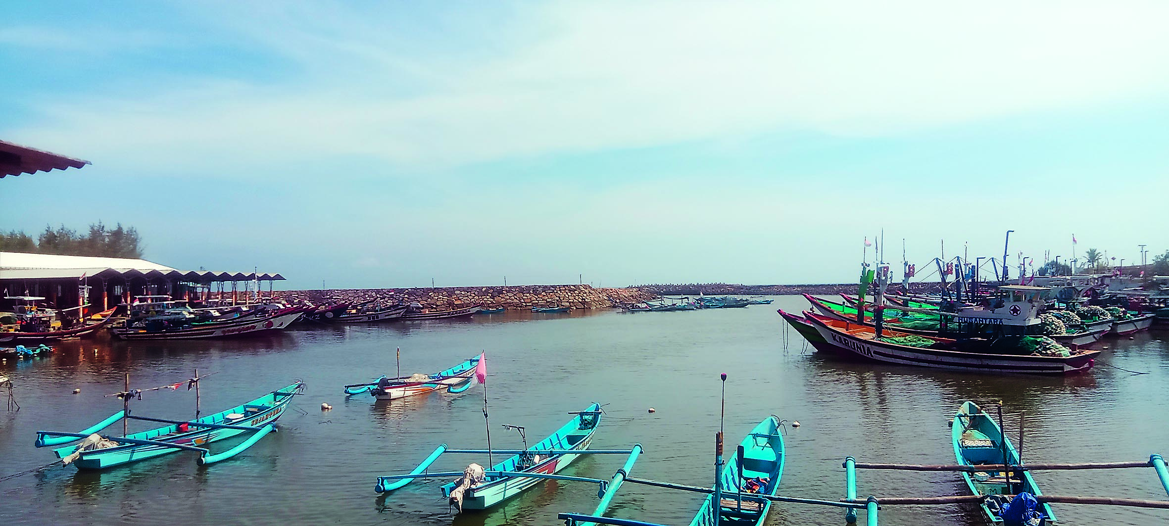RAPI: Perahu nelayan berjejer di Pelabuhan Perikanan Tambakrejo. Kualitas tangkapan buruk karena es balok sulit didapatkan.