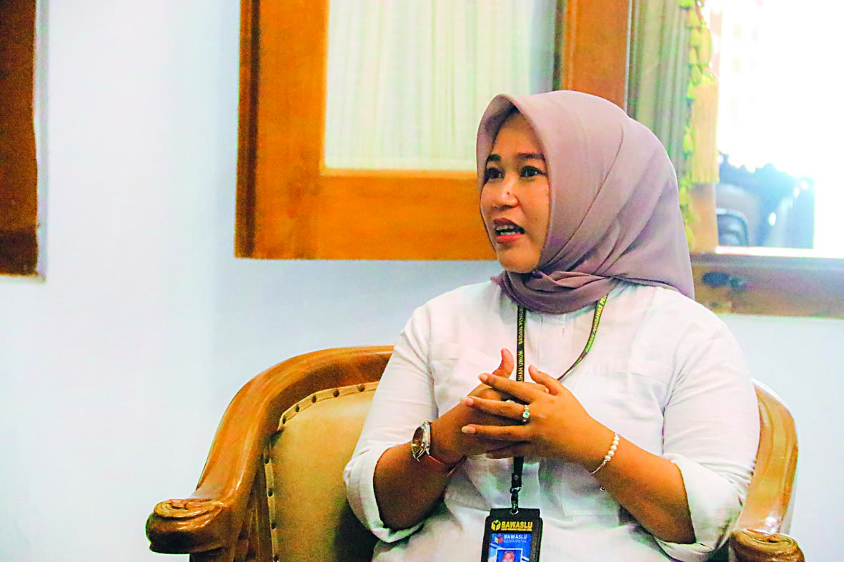 Ketua Bawaslu Kabupaten Blitar Nur Ida Fitria.