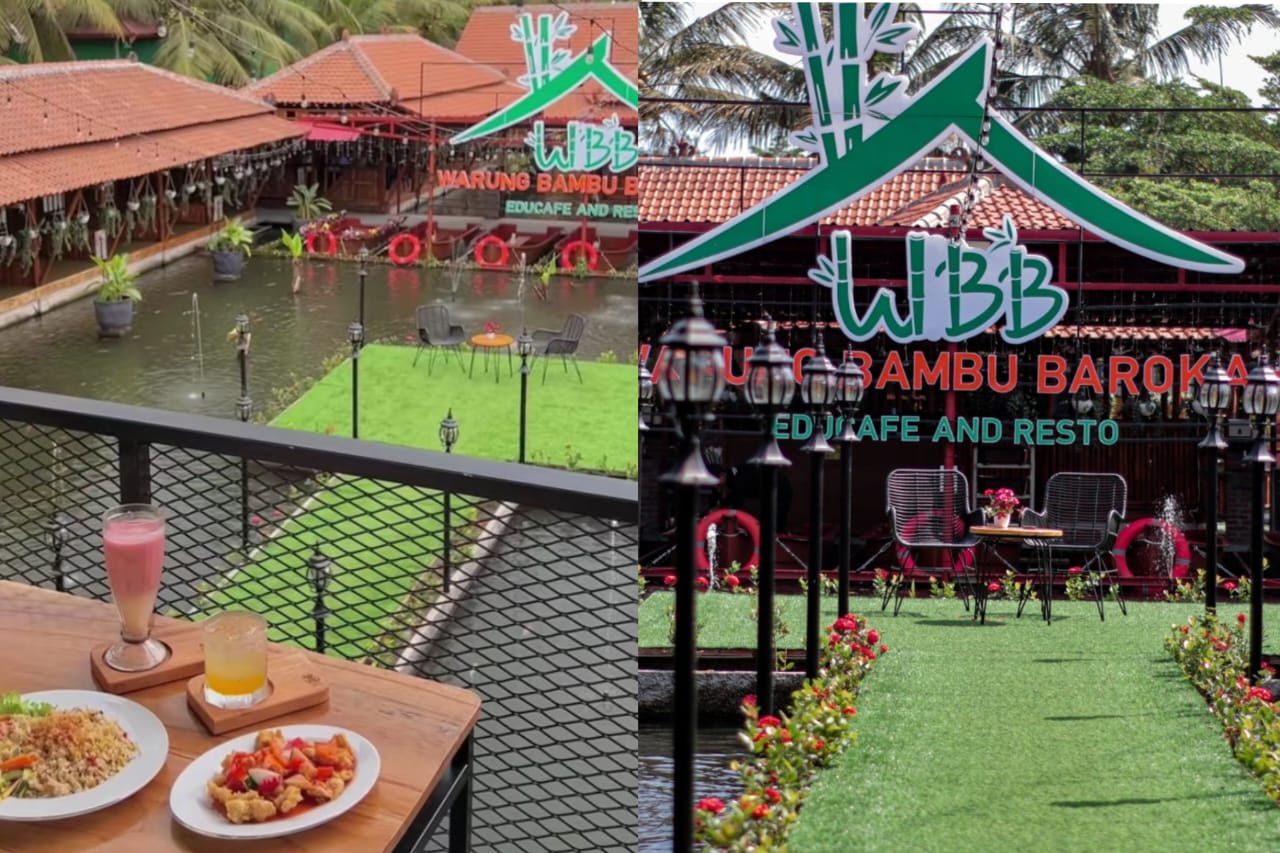 Warung Bambu Barokah (WBB) yang mengusung konsep educafe & resto ini berlokasi di Kabupaten Blitar