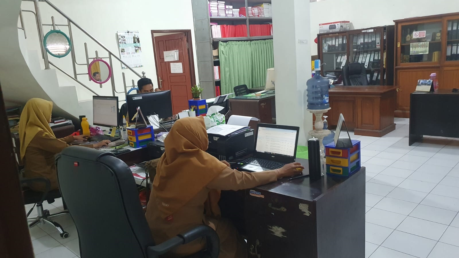 PROSEDUR: BKPSDM Kabupaten Blitar melakukan persiapan untuk tes SKD formasi Pemkab Blitar.