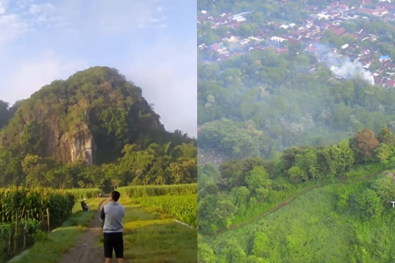 Gunung Pegat di Blitar, Jawa Timur, menawarkan pemandangan alam yang indah dan memukau.