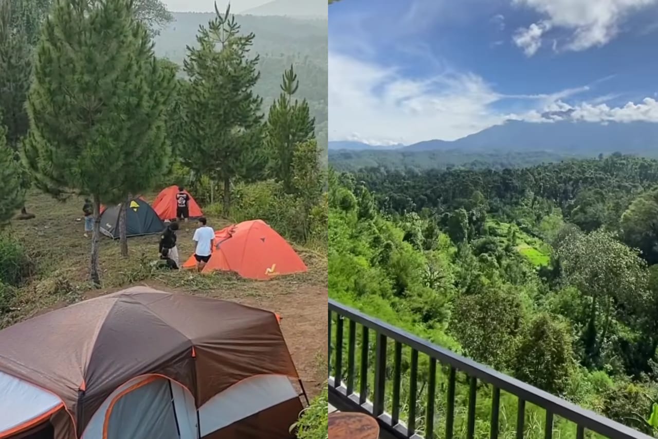 View di puncak sekawan Blitar