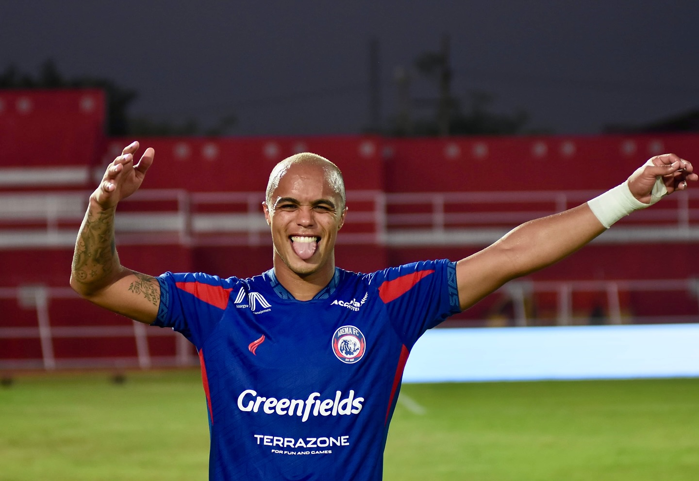 Wiliam Marcilio sukses mencetak dua gol ke gawang Malut United dalam Liga 1 pada Sabtu (19/10/2024)