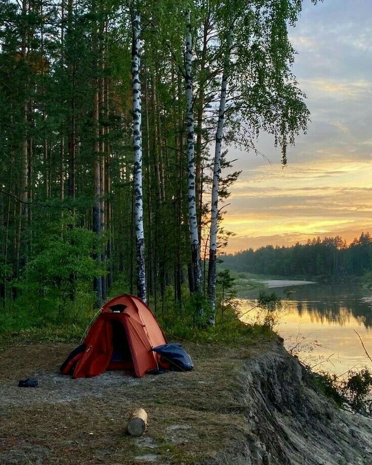 Ilustrasi tempat spot camping