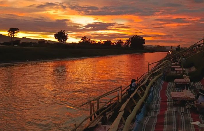 Keindahan Senja di Talang Serut Kademangan, Blitar.