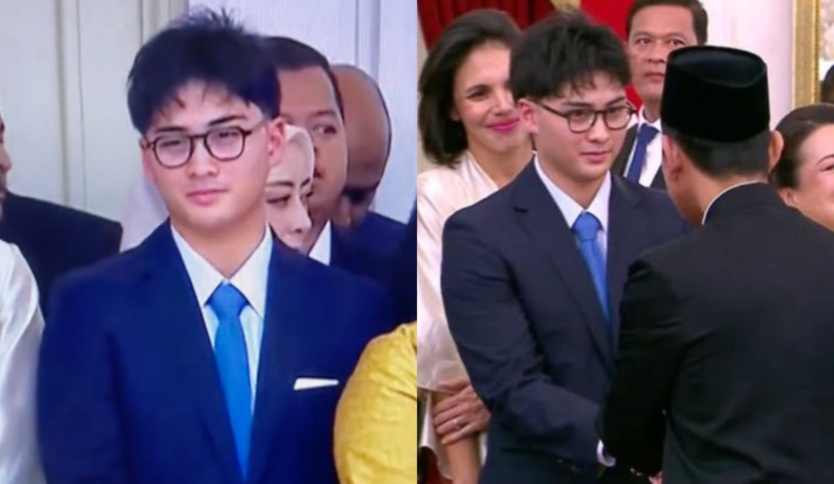 Kyran Djiwandono menjadi sorotan dalam acara pelantikan Presiden dan Wakil Presiden periode 2024-2029