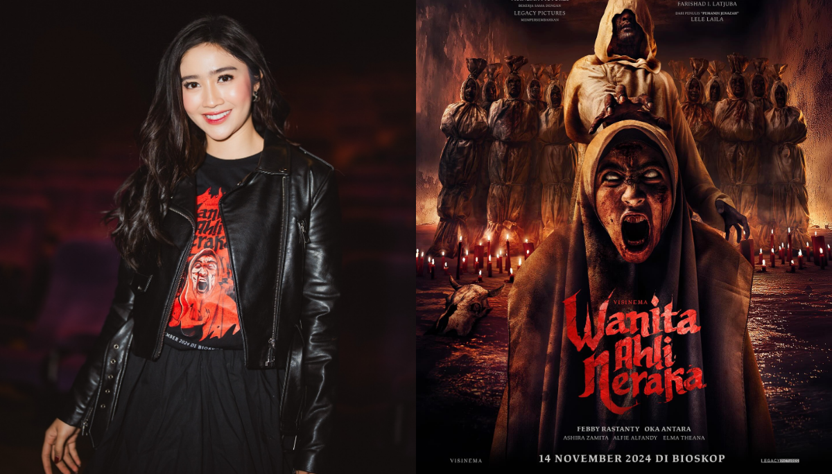 Febby Rastanty memainkan karakter Farah dalam film Wanita Ahli Neraka