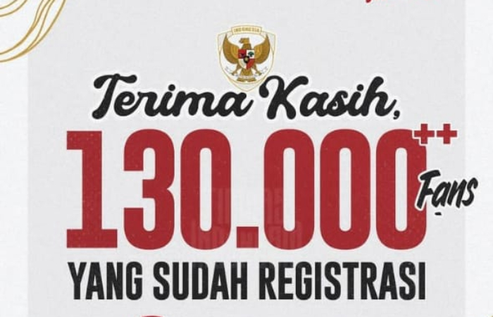 Tiket pertandingan Timnas Indonesia vs Jepang ludes dalam hitungan menit
