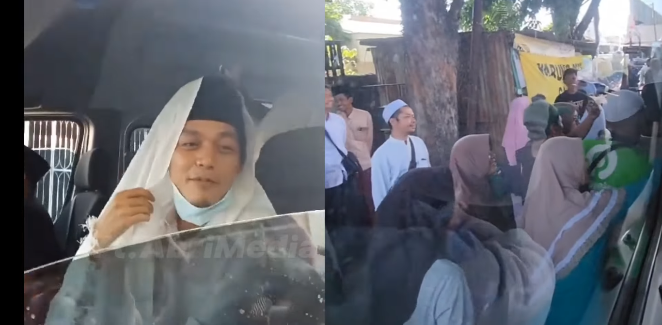 Momen Gus Iqdam menghadiri acara Haul Solo 2024