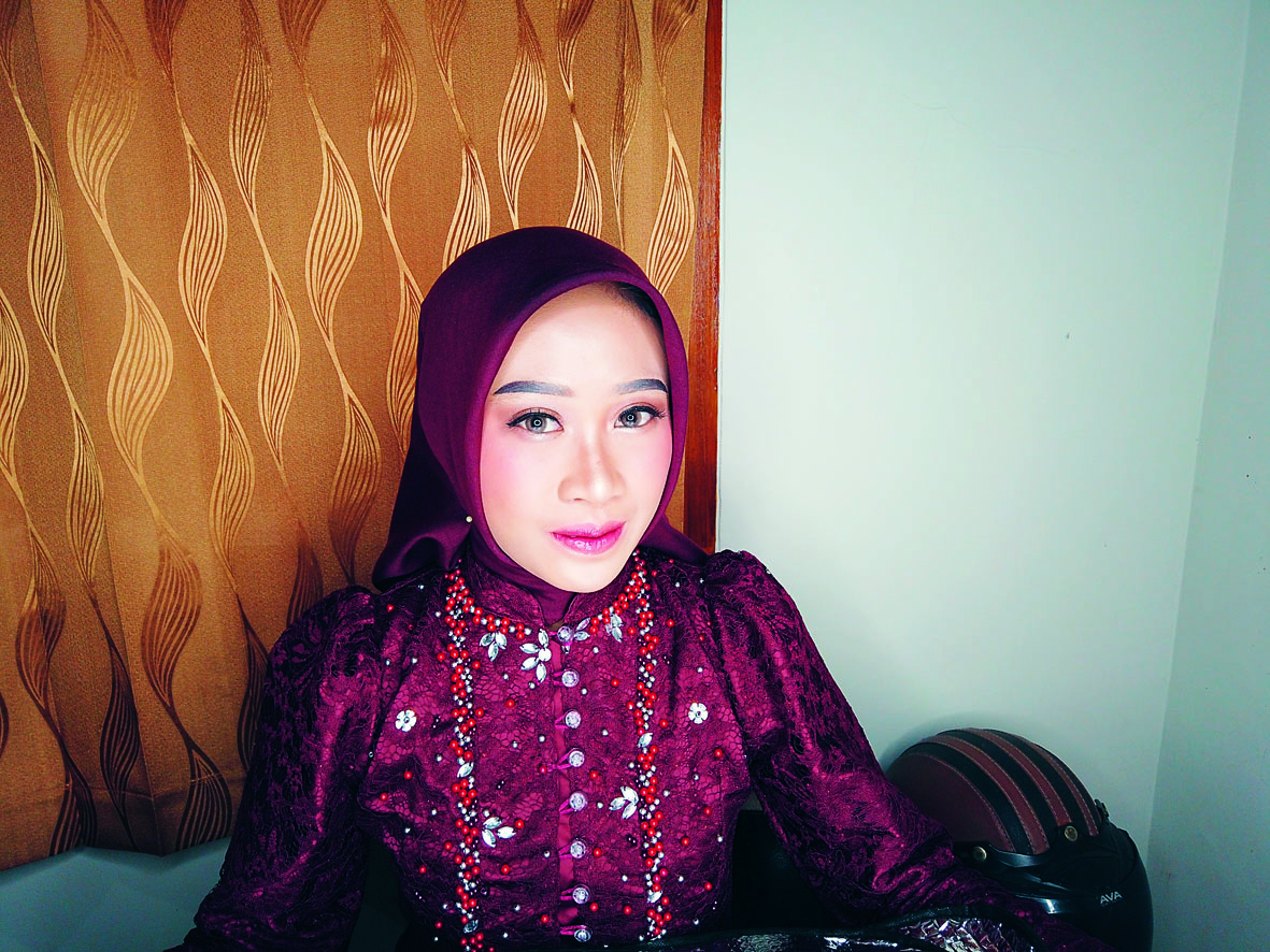 Hasil Make-up  Anida Indah Purwandari