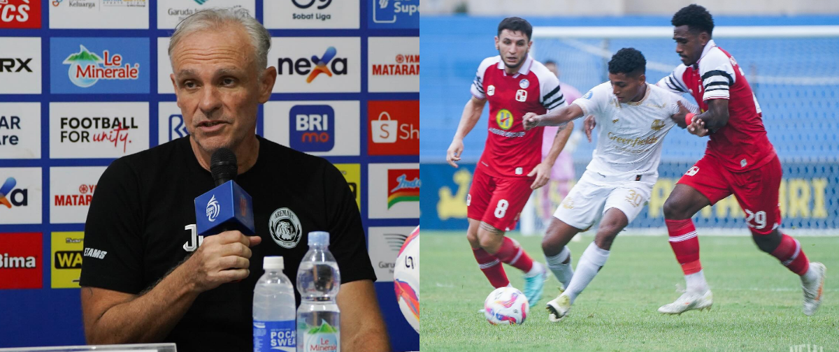 Joel Cornelli memberikan pujian terhadap permainan terbaik Arema FC ketika melawan PS Barito Putera