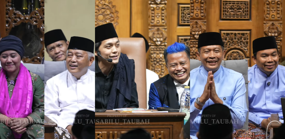 Beberapa paslon Pilkada 2024 menghadiri pengajian rutin Gus Iqdam pada Senin (4/11/2024)