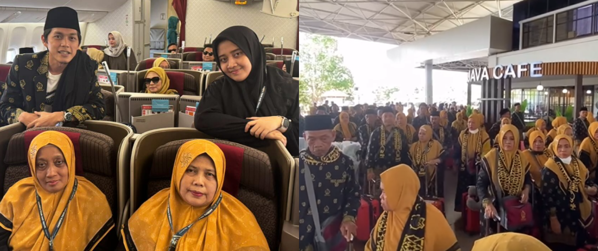 Gus Iqdam dan ratusan jamaah berangkat umrah dari Bandara Juanda, Surabaya, Jawa Timur