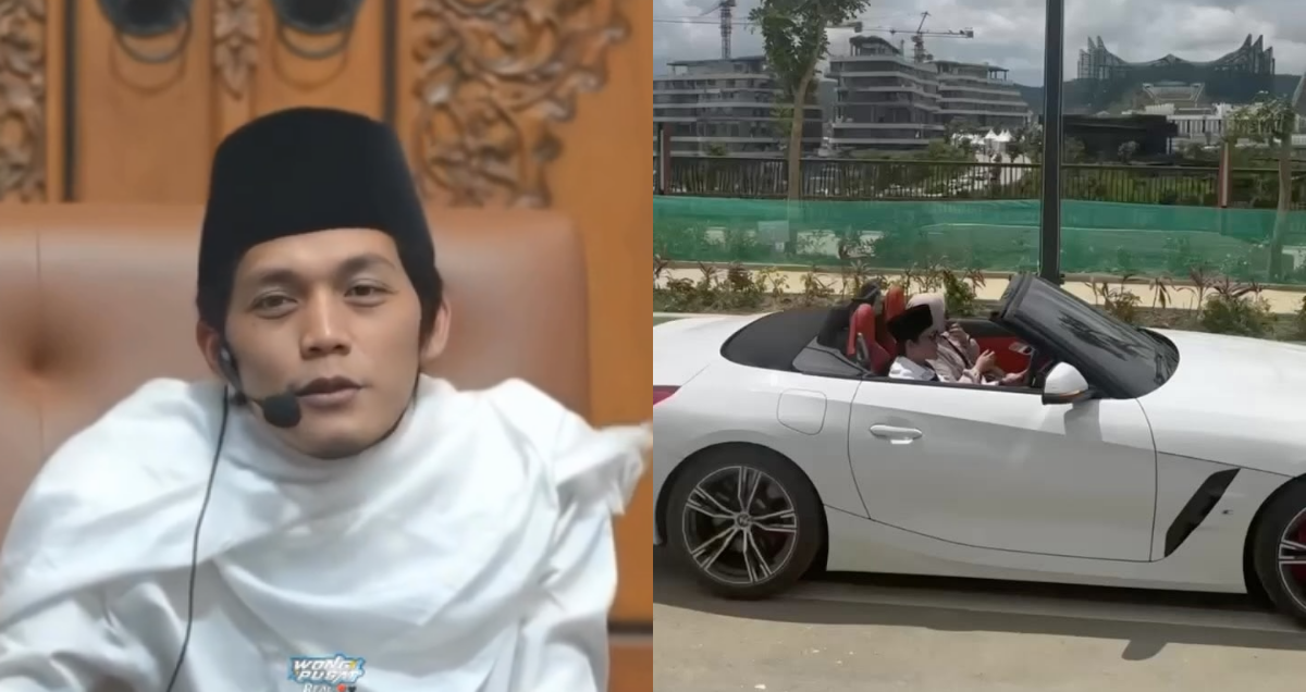 Gus Iqdam mengunggah momen ketika dirinya naik mobil mewah di akun Instagram nya @iqdammuhammad_