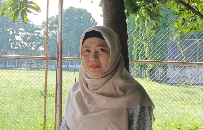 Penulis artikel peran mikrobiota usus, Delia Yusfarani, M.Kes Dosen Imunologi Fakultas Saintek UIN Raden Fatah Palembang