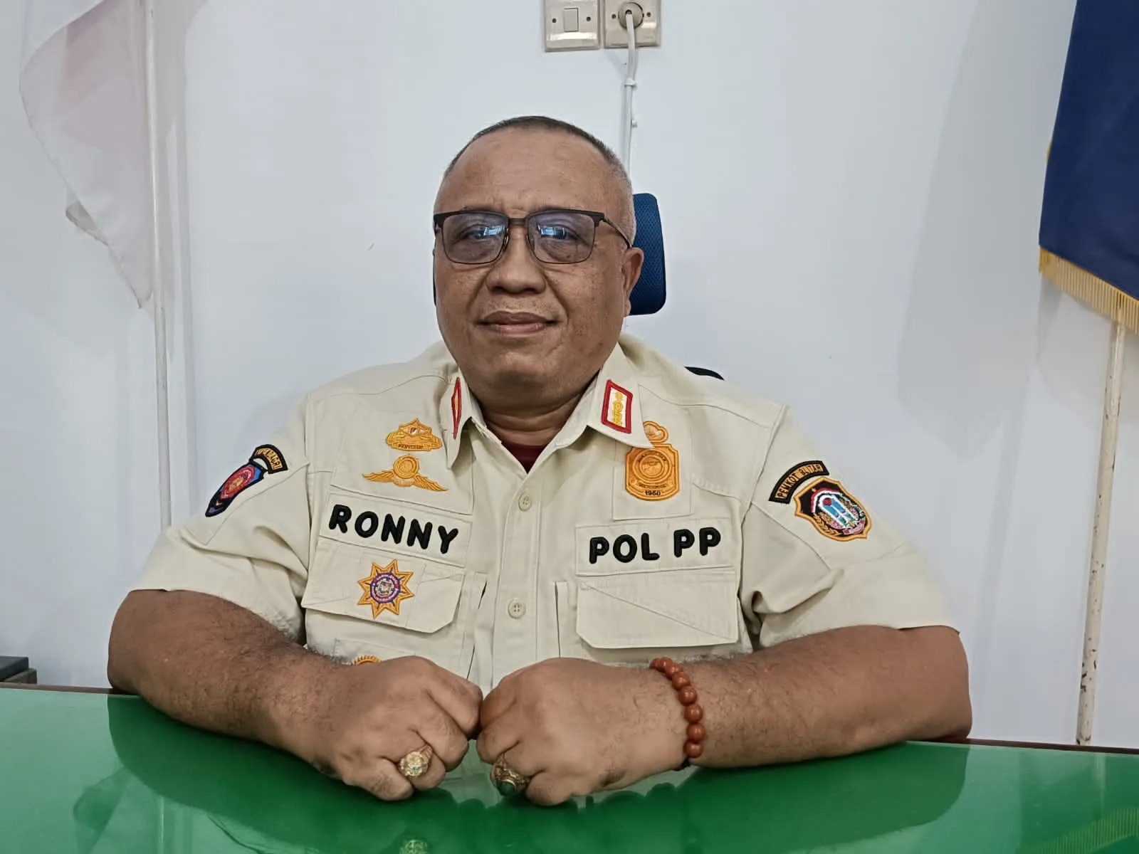 Kepala Satpol PP Kota Blitar, Ronny Yoza Pasal Bessy