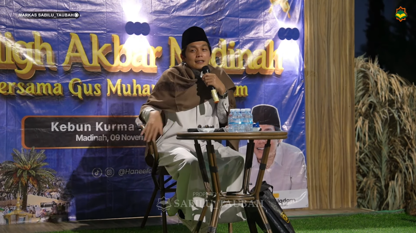 Gus Iqdam mengungkapkan empat hal yang membuat ibadah bisa nikmat dalam kajiannya di Madinah pada Sabtu (9/11/2024)