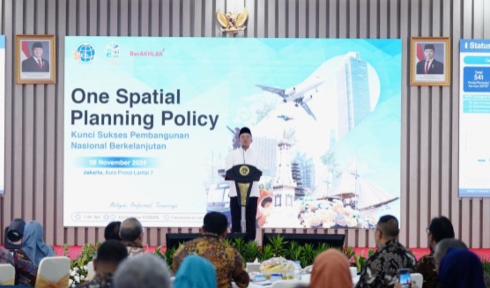 Sebagai rangkaian Peringatan Hari Agraria dan Tata Ruang 2024, Kementerian Agraria dan Tata Ruang/Badan Pertanahan Nasional (ATR/BPN) menggelar Talkshow Tata Ruang, di Aula Prona Kementerian ATR/BPN,