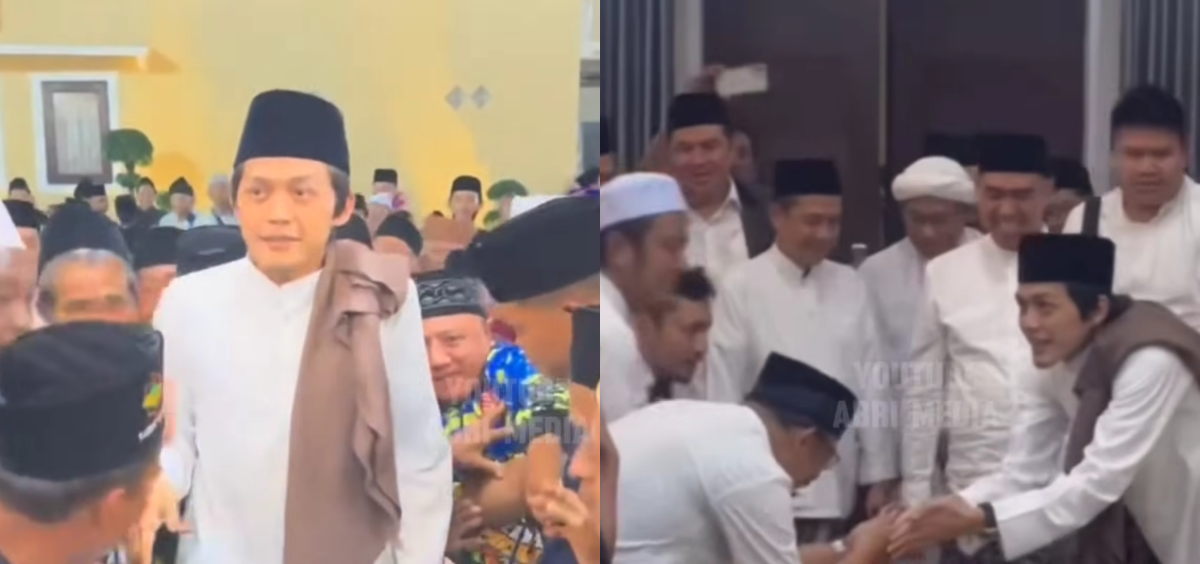 Gus Iqdam disambut banyak jamaah di markas Sabilu Taubah