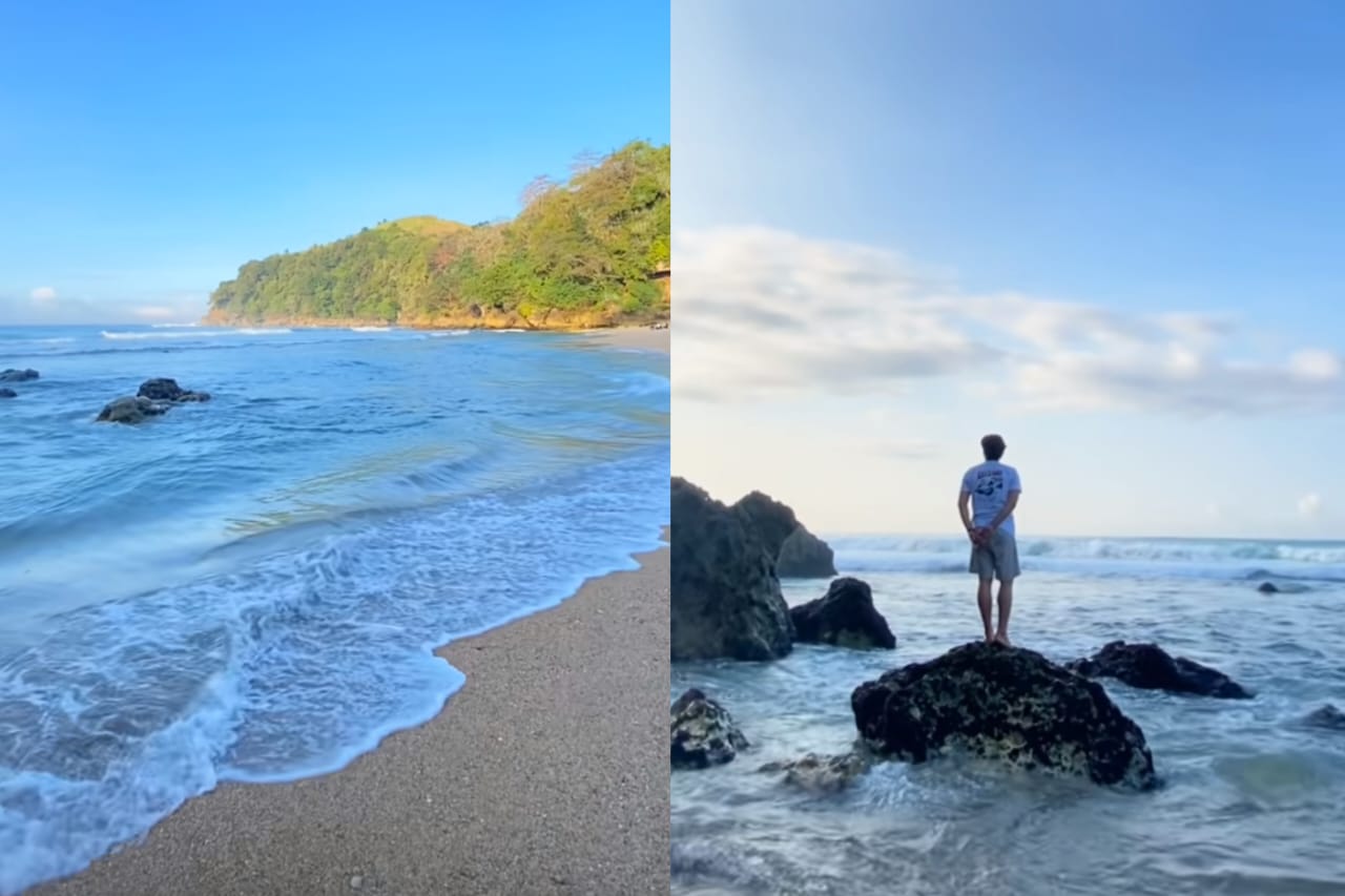 Pantai Bukit Indah di Blitar, yang terletak di Desa Kaligambir, Kecamatan Panggungrejo