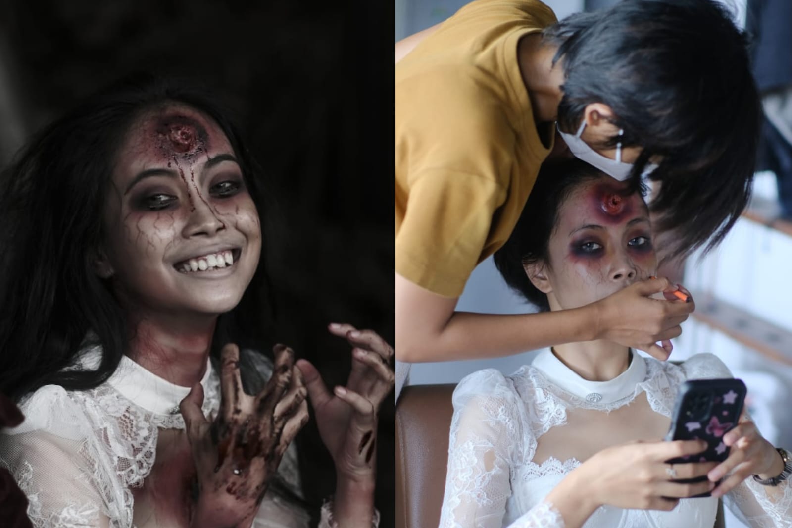 HOROR: Beberapa talent dengan makeup effect karya Radie Unique