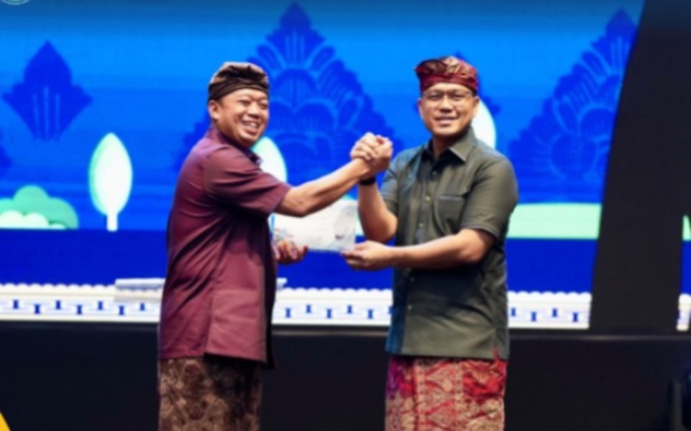 Nusron Wahid saat menghadiri Closing Meeting dan Koordinasi Kementerian terkait Perizinan PERTAMINA Group 2024, di Hotel Intercontinental Jimbaran, Bali, Jumat (13/12/2024).