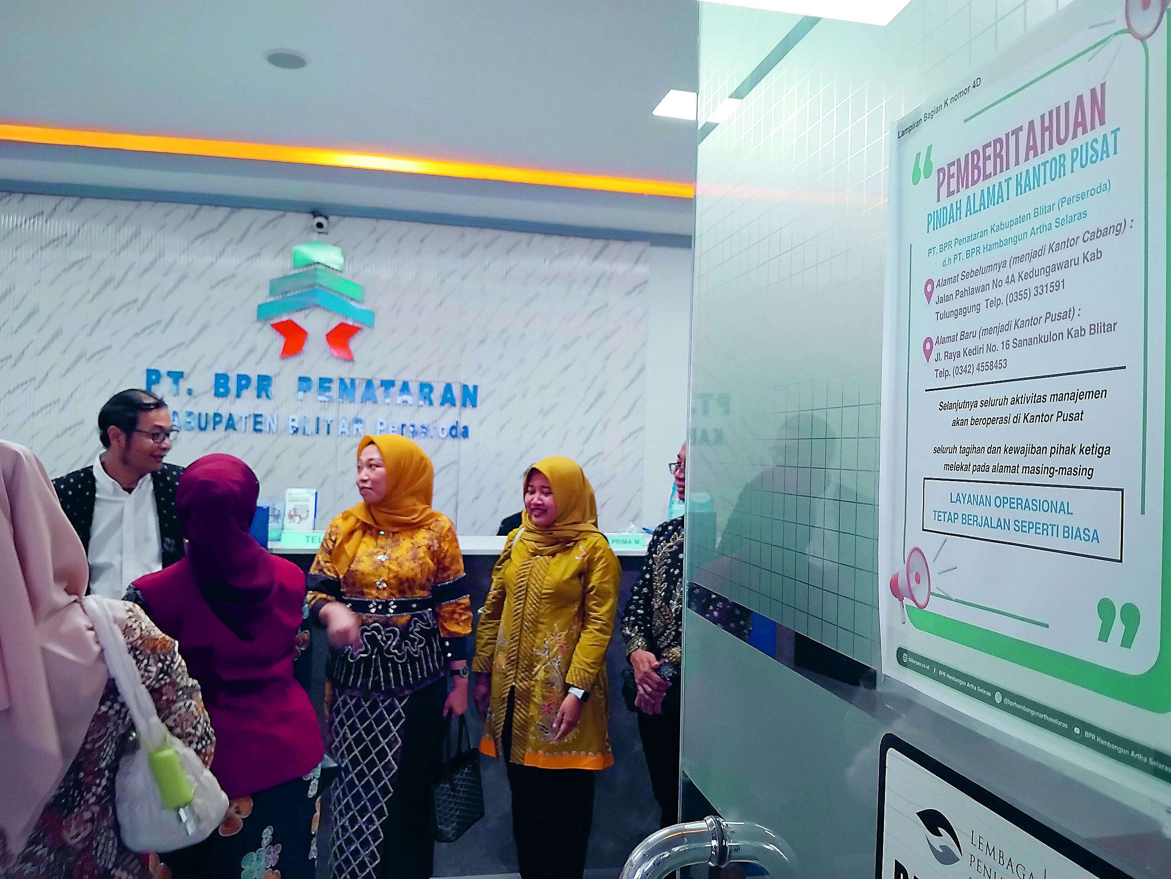 PROGRESIF: Beberapa mitra berkunjung ke kantor PBR Penataran Kabupaten Blitar.