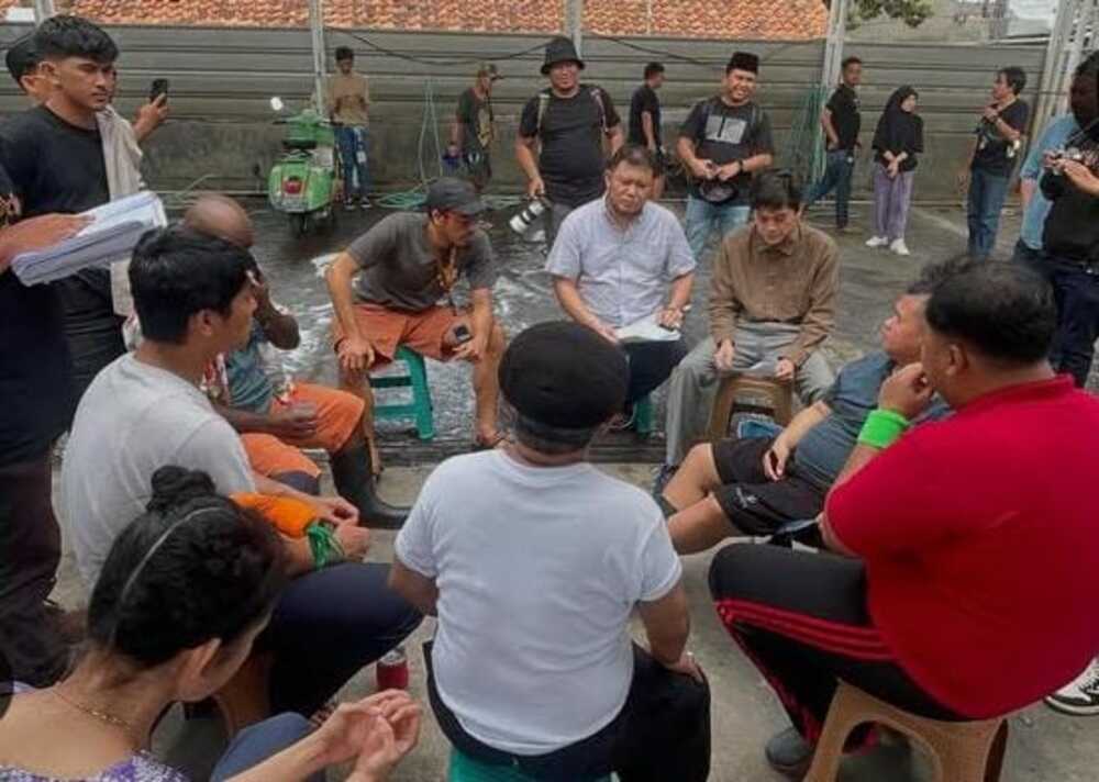 Gus Iqdam dan Rizky billar terlihat syuting bersama