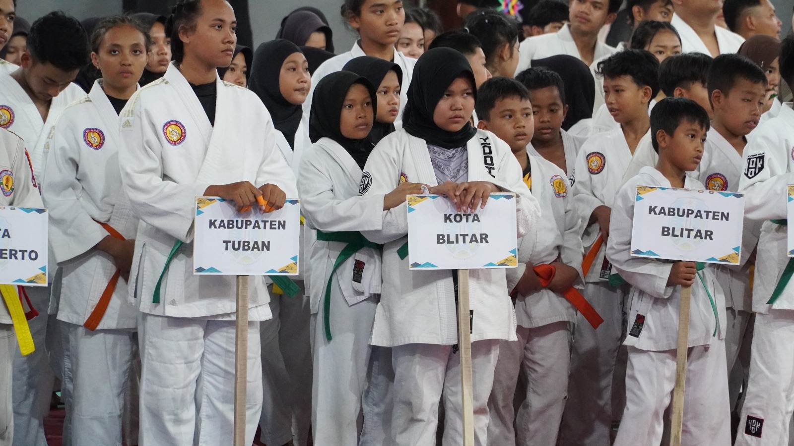 PENUH SEMANGAT: Atlet Jiu Jitsu Blitar targetkan medali banyak di Porprov 2025.