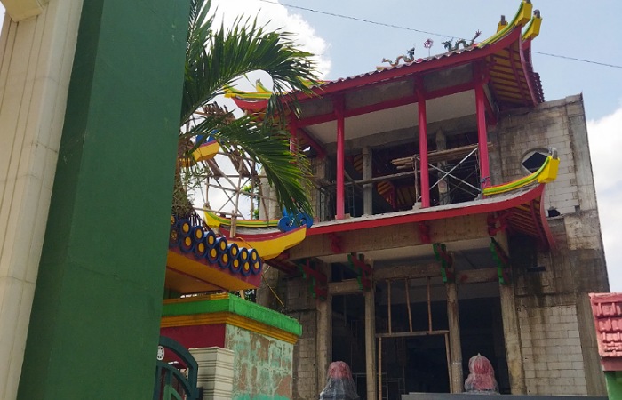 BERSEJARAH: Pembangunan kelenteng  Poo An Kiong Kota Blitar.