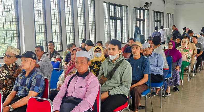 kegiatan Musyawarah Penetapan Bentuk Ganti Kerugian Pengadaan Tanah Pembangunan jalan tol ruas rengat - pekanbaru di Wilayah Kabupaten Kampar.22/01/2025