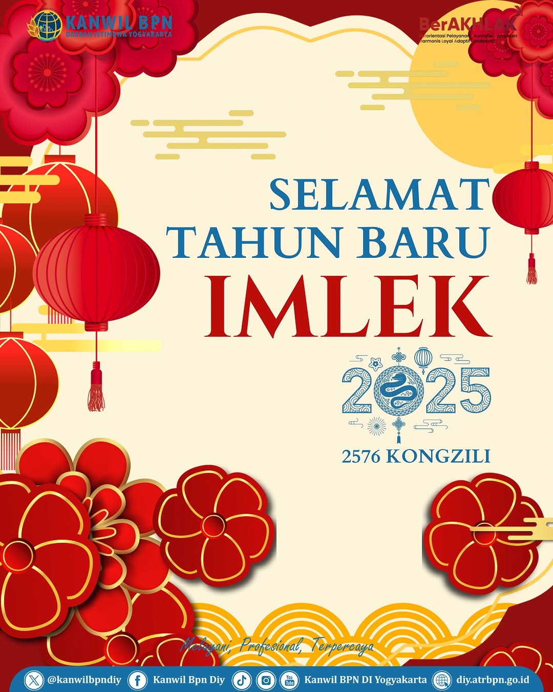Selamat Memperingati Hari Raya Imlek 2576 Kongzili&nbsp;