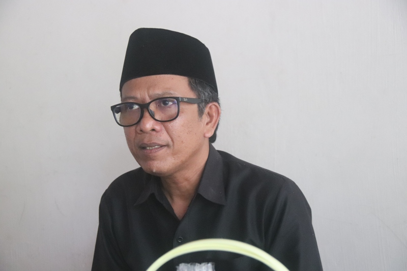 TEGAS: Ketua PCNU Kabupaten Blitar, Muqorrobin.