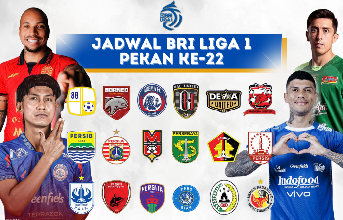 JADWAL : Ilustrasi logo Tim dan pemain BRI Liga 1  2024/2025