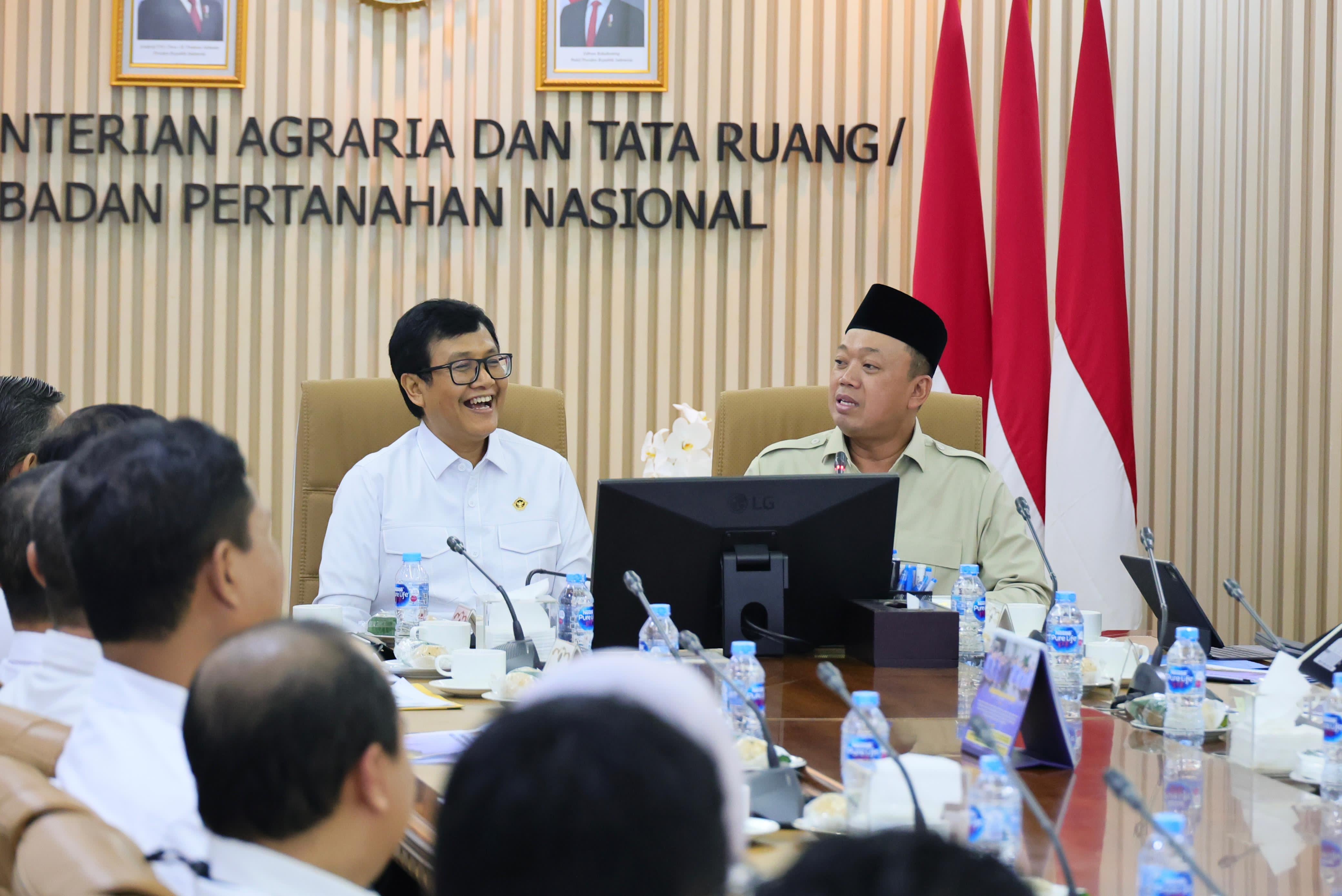 Kementerian ATR/BPN menyelenggarakan Entry Meeting Pemeriksaan Laporan Keuangan Tahun 2024 .