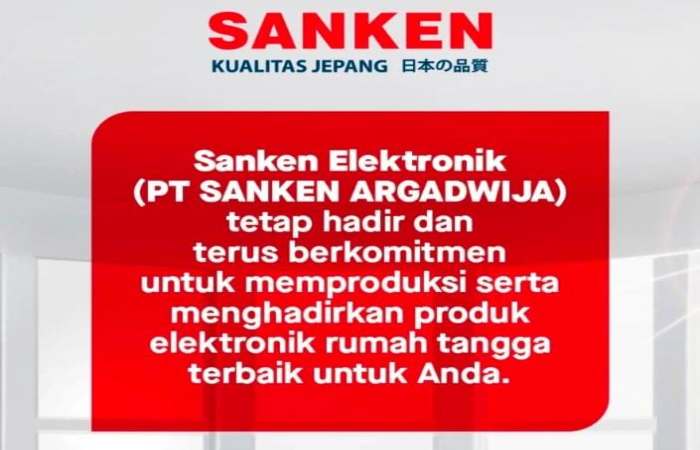 KLARIFIKASI: Pernyataan Pihak Sanken, Terkait Berita Yang Sedar Tersebar