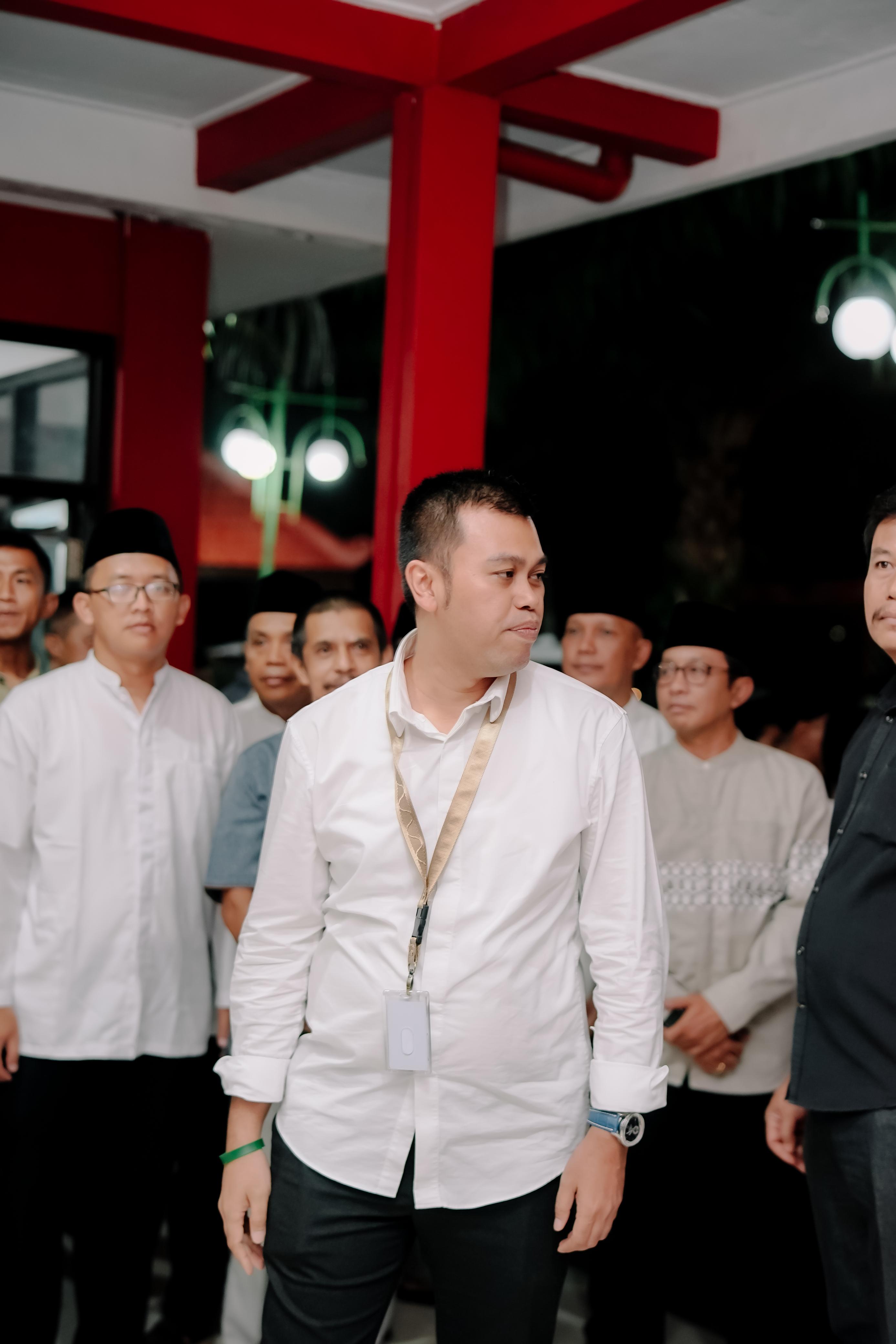 Wali Kota Blitar Mas Ibin setelah tiba di Rumah Dinas Wali Kota Biltar usai pulang dari retret Magelang, Jumat (28/2/2025).